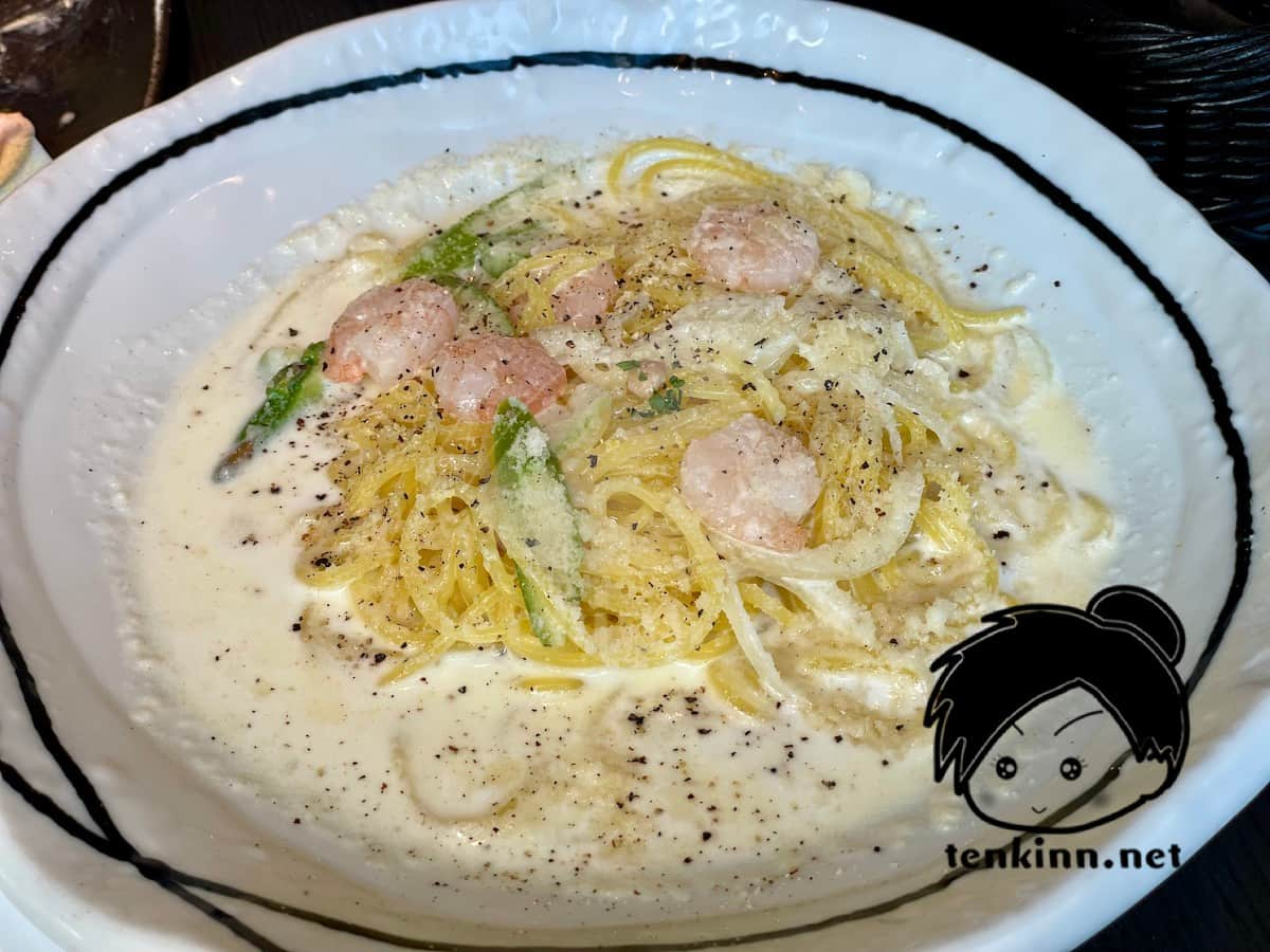 博多駅でご飯ランキング。37 ＰＡＳＴＡを食べてみた。レモンクリーム