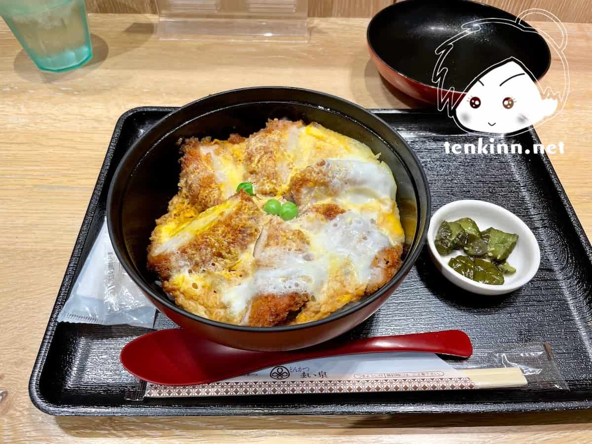 博多駅でご飯ランキング。まい泉でランチで食べる。ひとくちヒレかつ丼